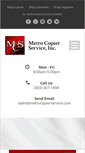Mobile Screenshot of metrocopierservice.com